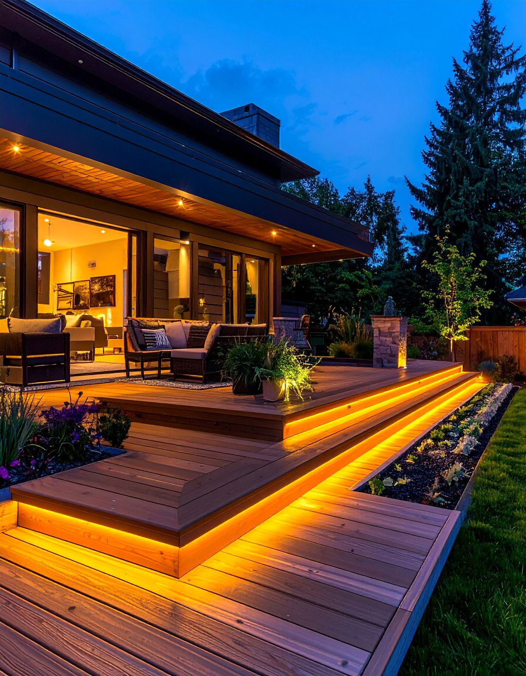 Deck Lighting Showcase - 30 Patio Deck Ideas to Elevate Your Outdoor Living