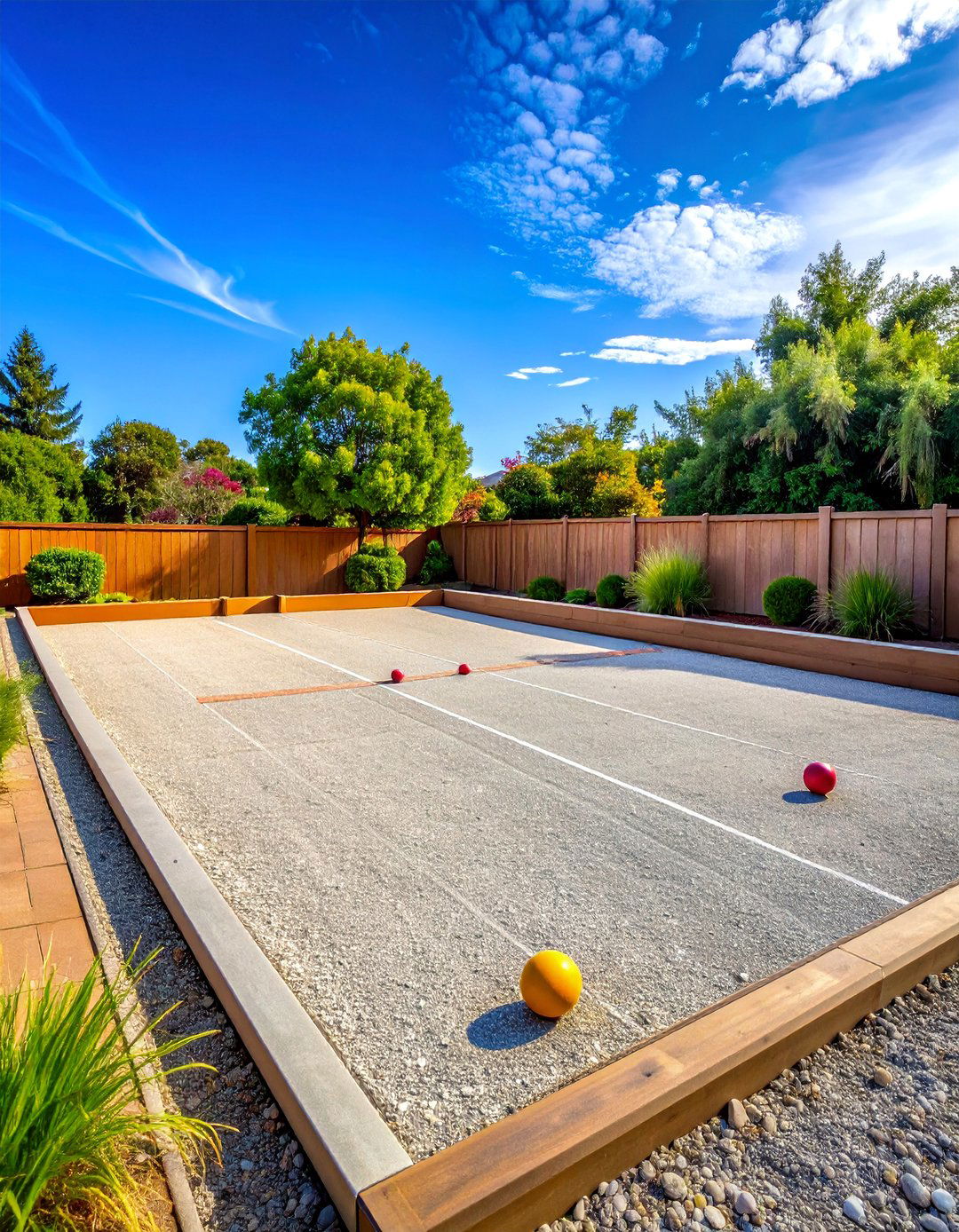 Decomposed Granite Bocce Court - 30 Decomposed Granite Landscaping Ideas for Your Yard