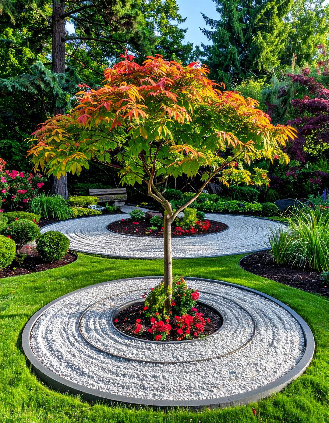 Decorative Tree Ring Design - 30 Decomposed Granite Landscaping Ideas for Your Yard