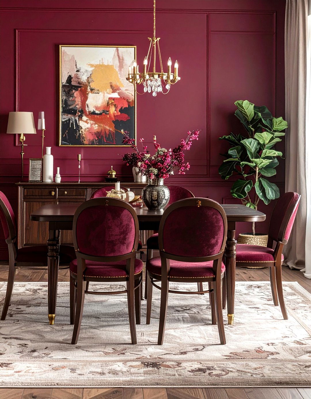 Deep Burgundy and Taupe Palette - 40 Warm Color Palettes for Every Room in the House