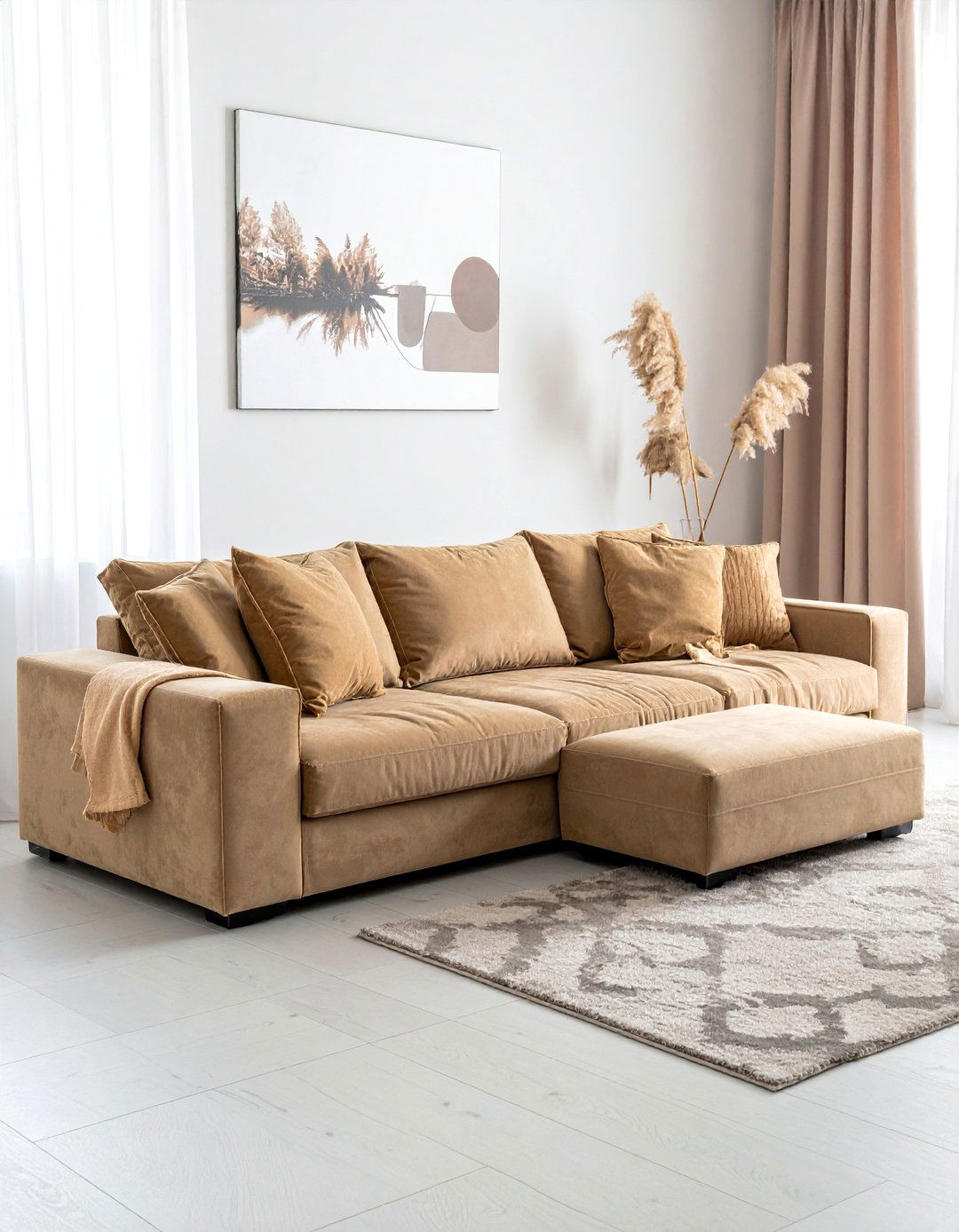 Deep Seated Sectional Sofas - 40 Cozy Living Room Ideas to Transform Your Space