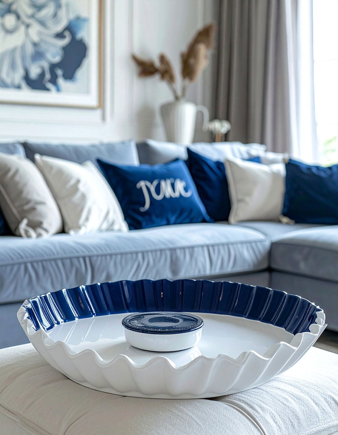 Details with Scalloped Edges in a Preppy Room - 30 Preppy Room Ideas for a Chic and Timeless Look