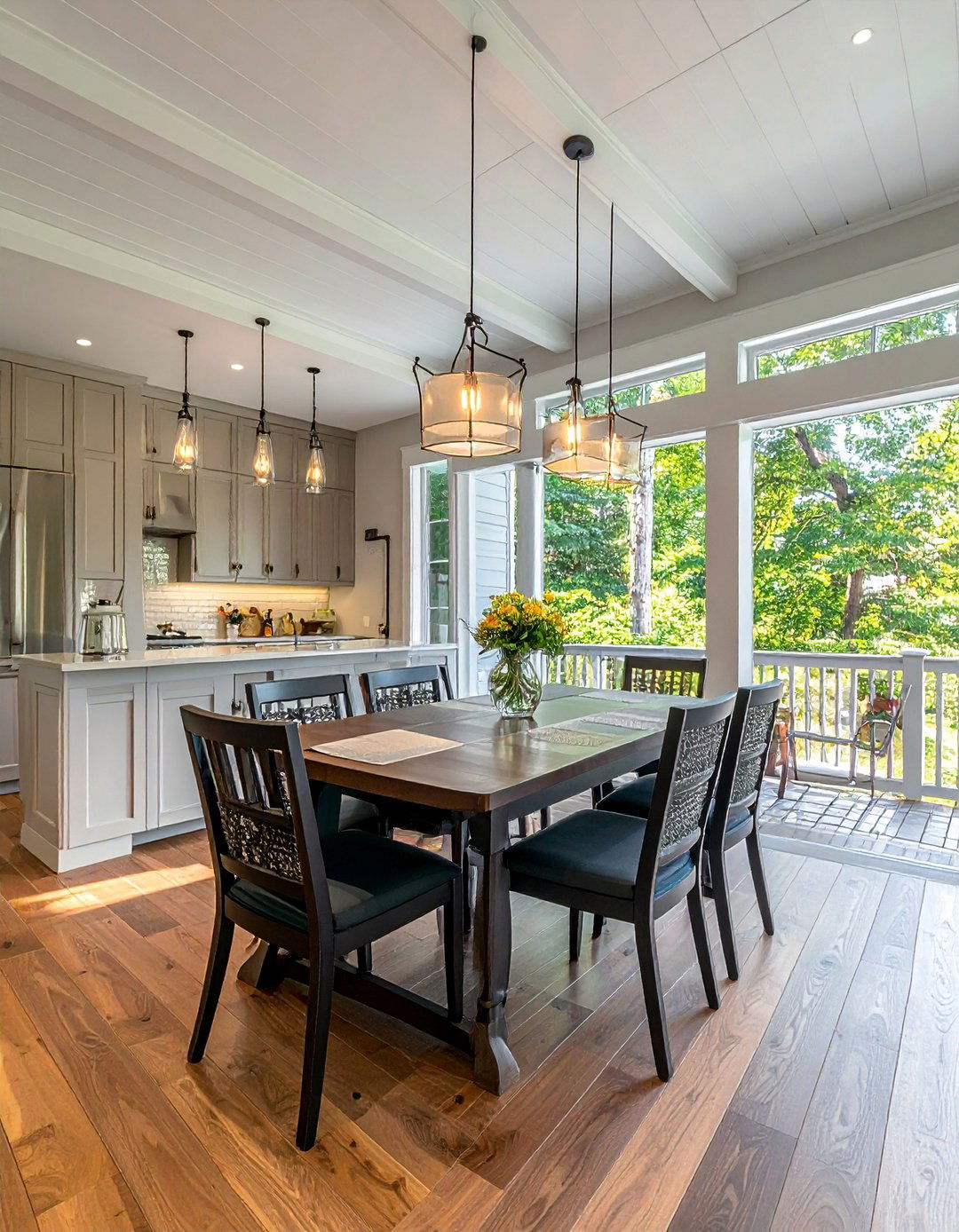 Dining Room Extension - 25 Enclosed Porch Ideas for Year-Round Enjoyment