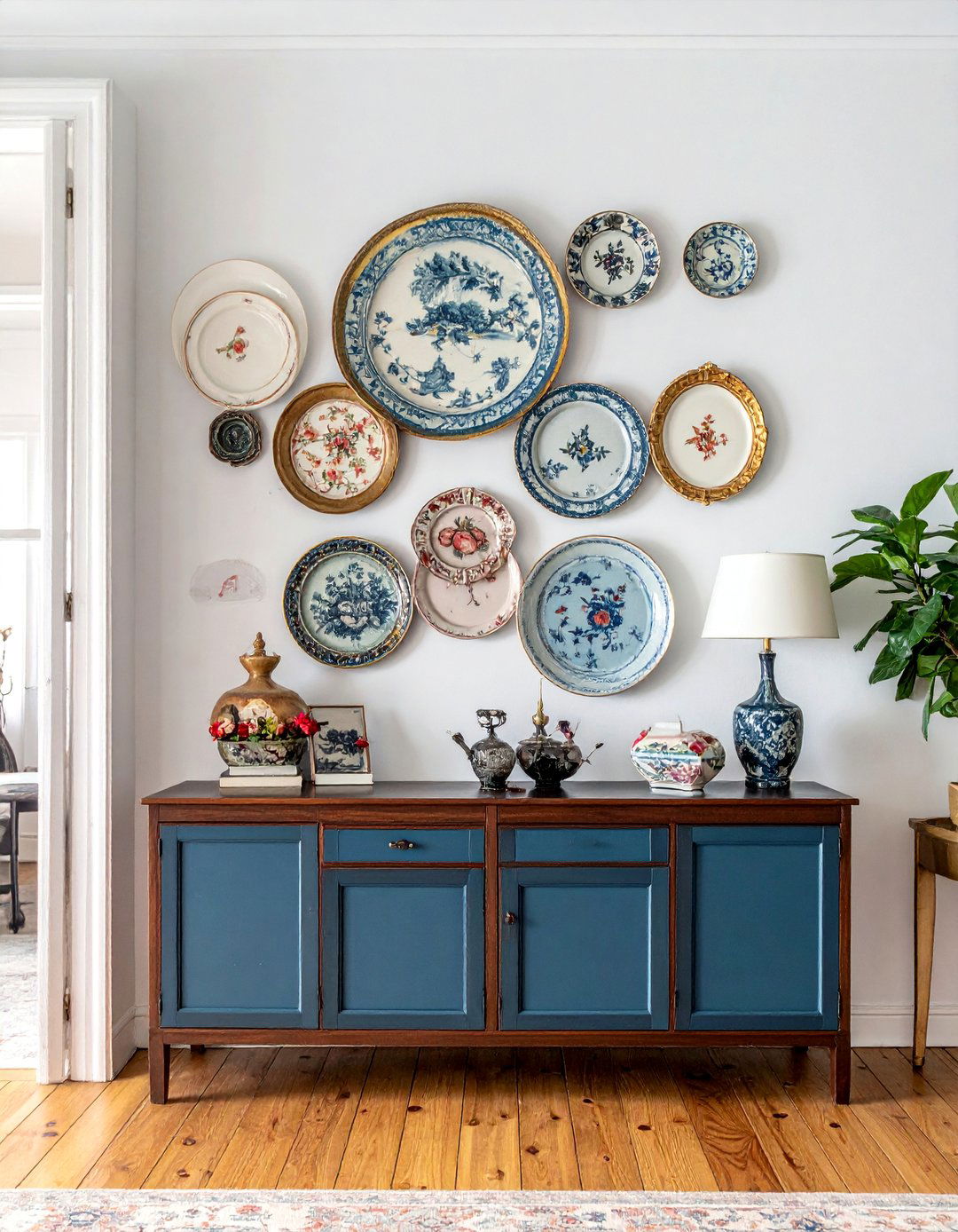 Display Curated Collections and Antiques - 25 Classic Traditional Living Room Design Ideas