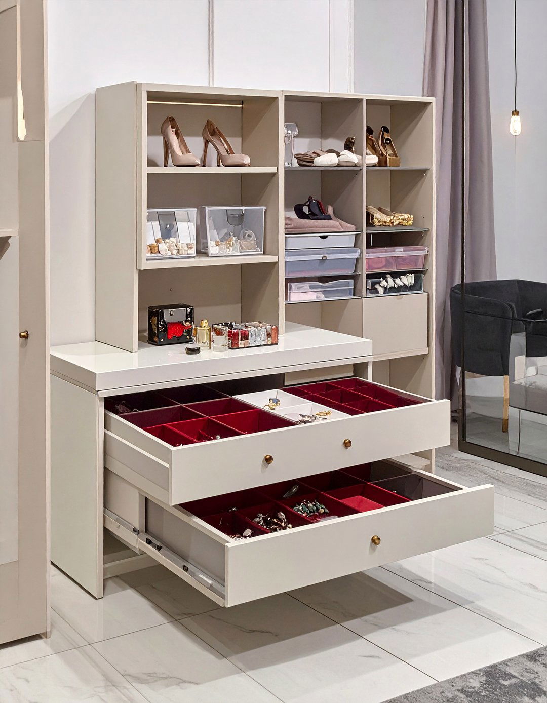 Drawer Divider Organization - 30 Dressing Room Ideas to Organize Your Space