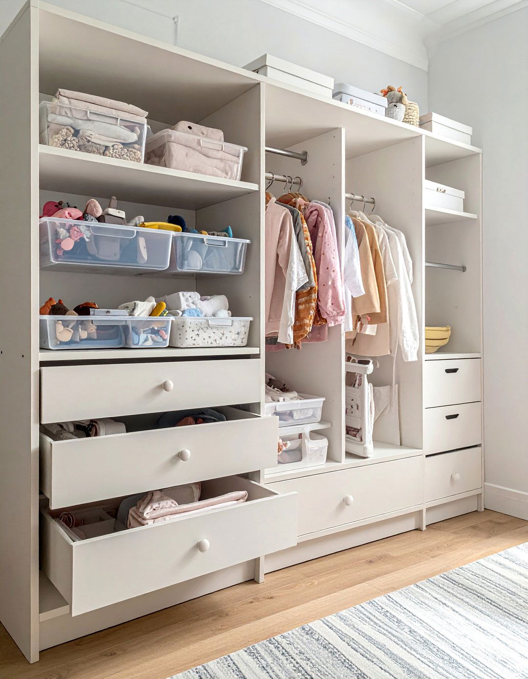 Drawer Systems for Small Items - 25 Nursery Closet Ideas for Organized and Stylish Storage