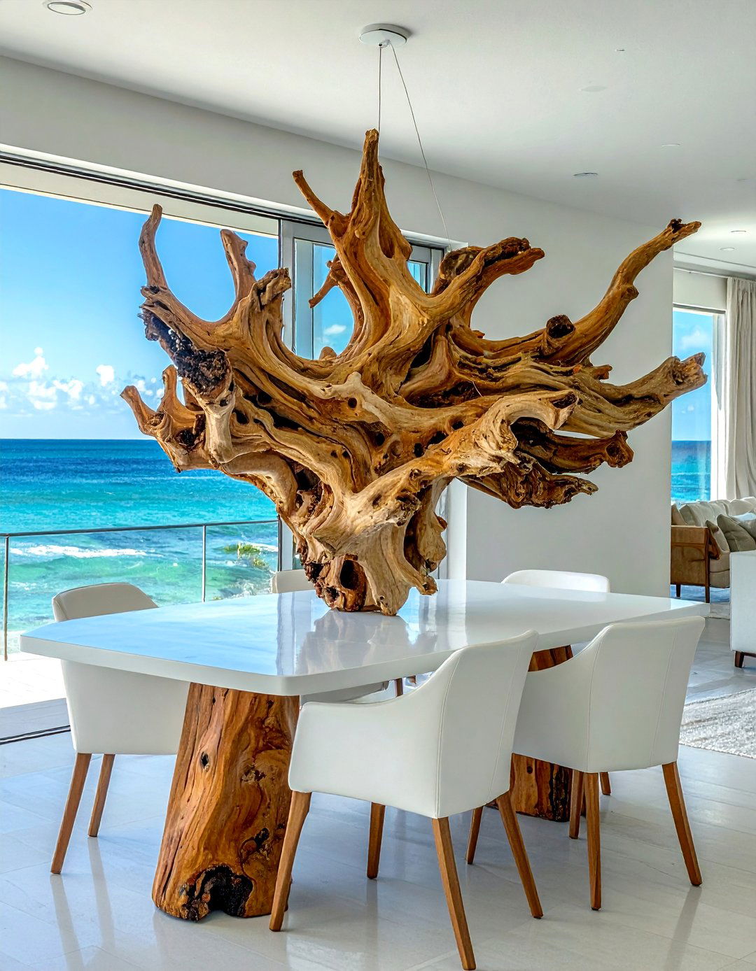 Driftwood as a Decorative Element - 25 Florida Home Decor Ideas for a Coastal Vibe