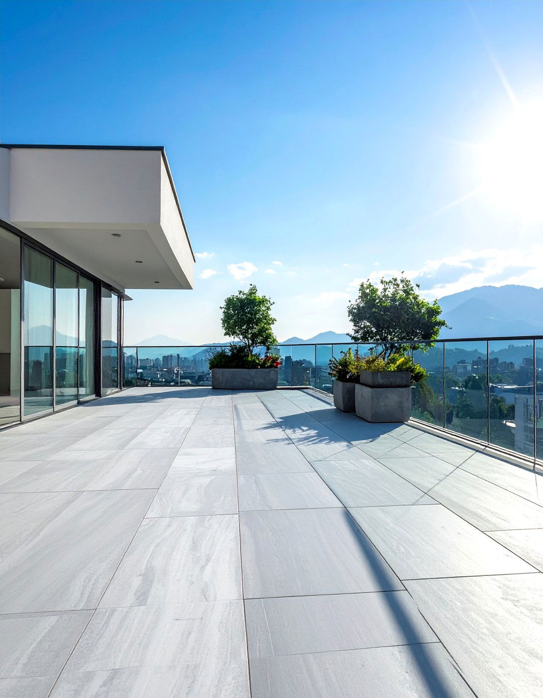 Durable Porcelain Pavers for Balcony Flooring - 25 Balcony Flooring Ideas to Enhance Your Outdoor Space