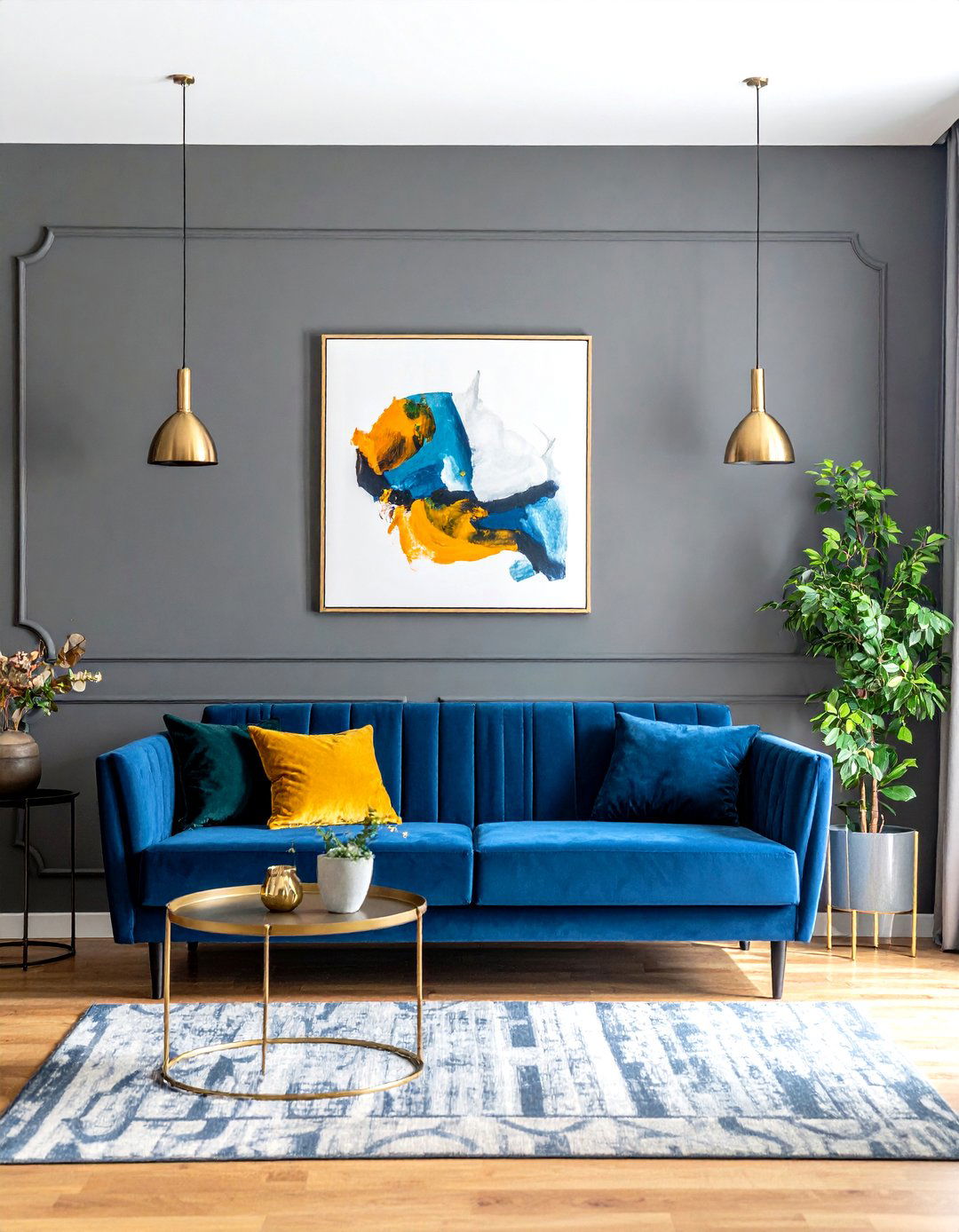 Eclectic Living Room with a Dark and Moody Atmosphere - 20 Eclectic Living Room Ideas for a Unique Style