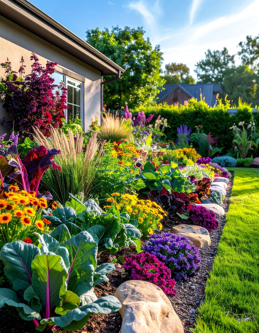 Edible Landscape Borders - 40 Small Backyard Landscaping Ideas for Big Impact
