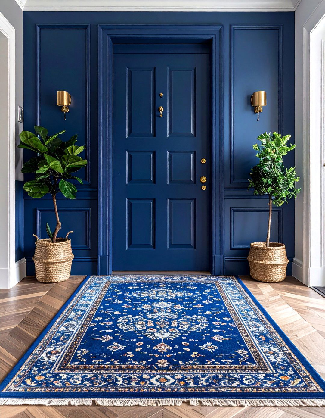 Elegant Navy Blue Interior Door Color - 25 Interior Door Color Ideas for a Fresh Home Look