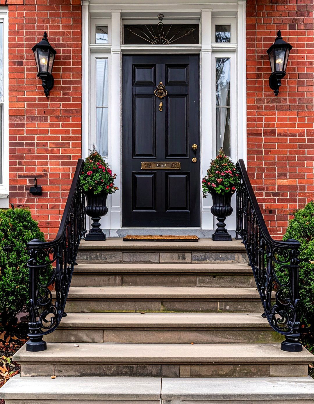 Elegant Wrought Iron Front Porch Railing - 25 Front Porch Railing Ideas for Curb Appeal