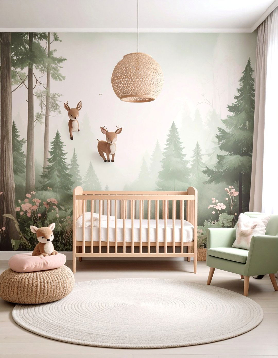 Enchanted Forest Baby Girl Nursery - 25 Baby Girl Nursery Ideas for a Dreamy Space