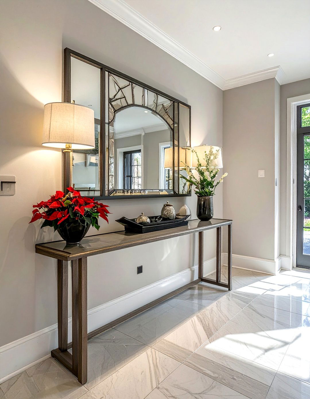 Entryway Welcome Display - 30 Mirror Gallery Wall Ideas to Elevate Your Decor