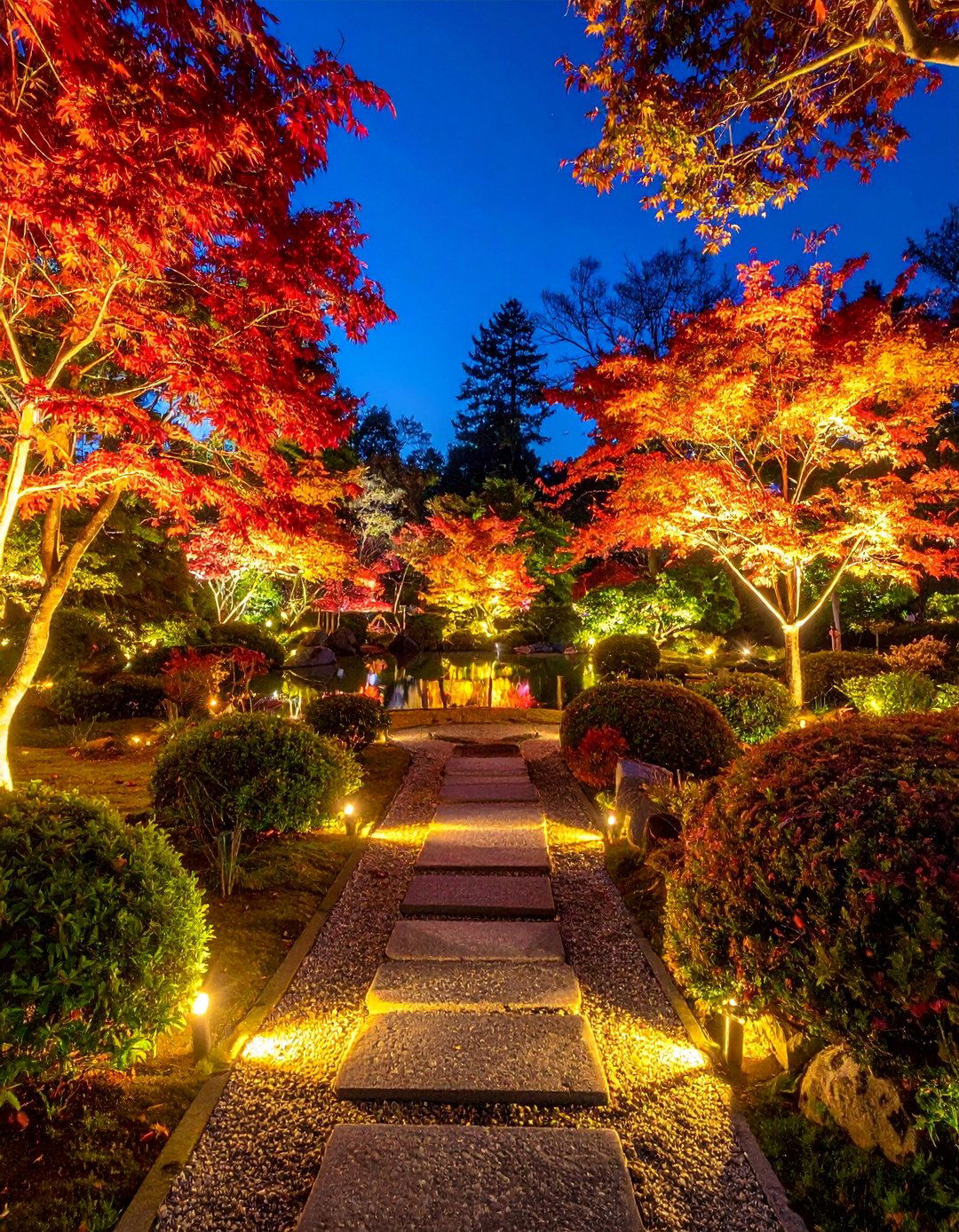 Evening Garden Lighting Design - 40 Japanese Garden Ideas for a Serene Outdoor Retreat
