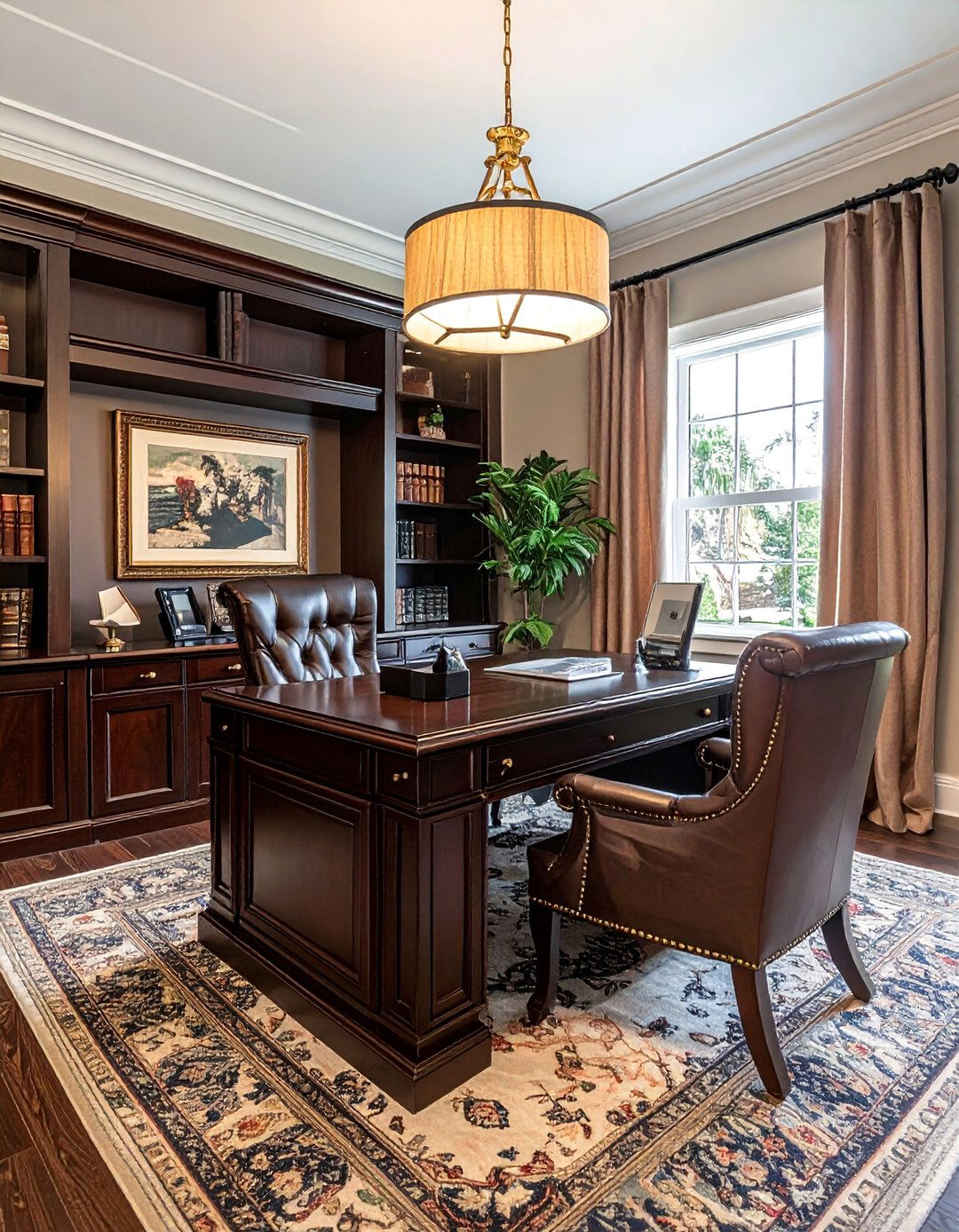 Executive Traditional Home Office - 40 Modern Home Office Ideas for a Productive Workspace
