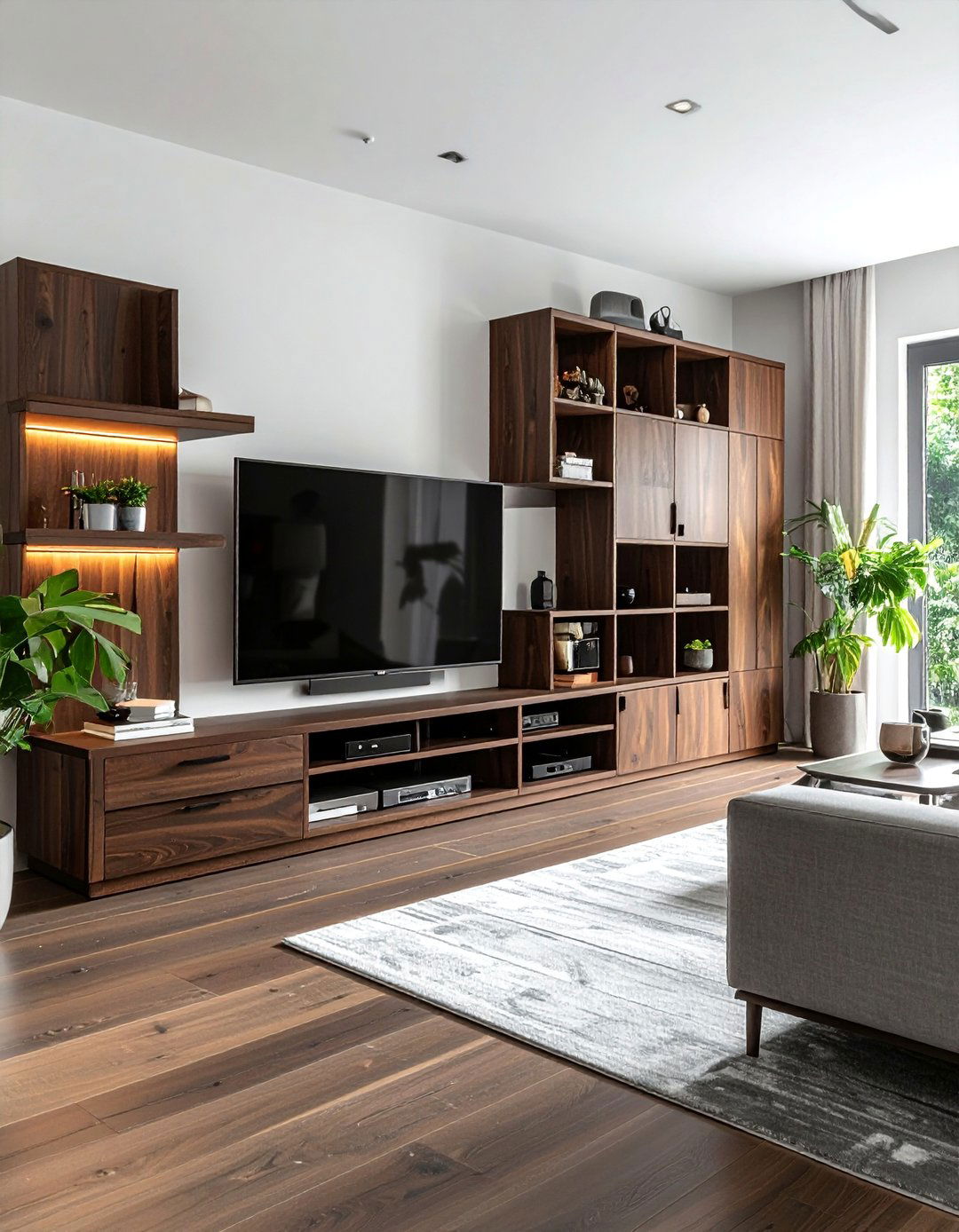 Expandable Entertainment Centers - 30 Living Room Storage Ideas to Maximize Your Space