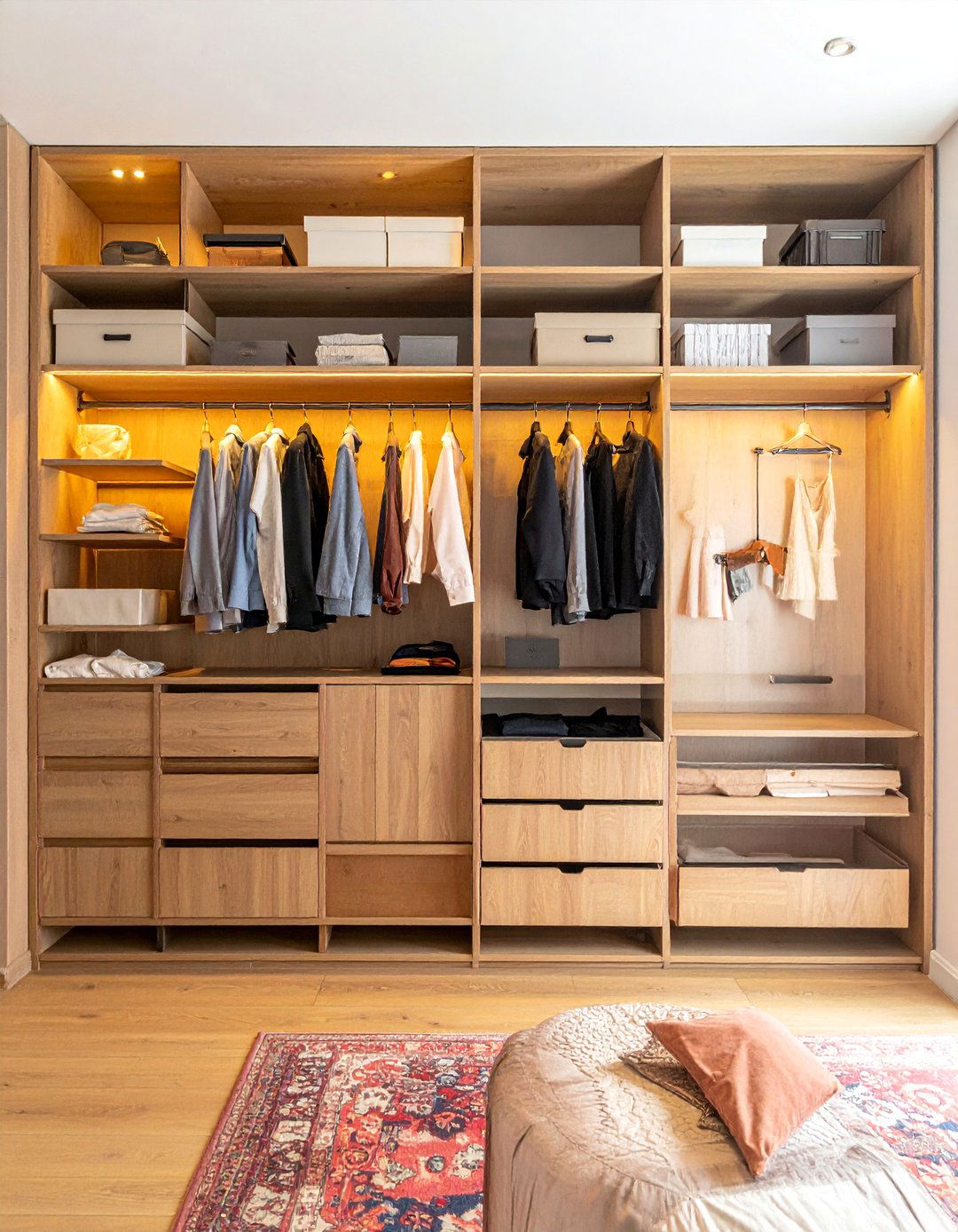 Expandable and Adjustable Systems - 30 Dressing Room Ideas to Organize Your Space