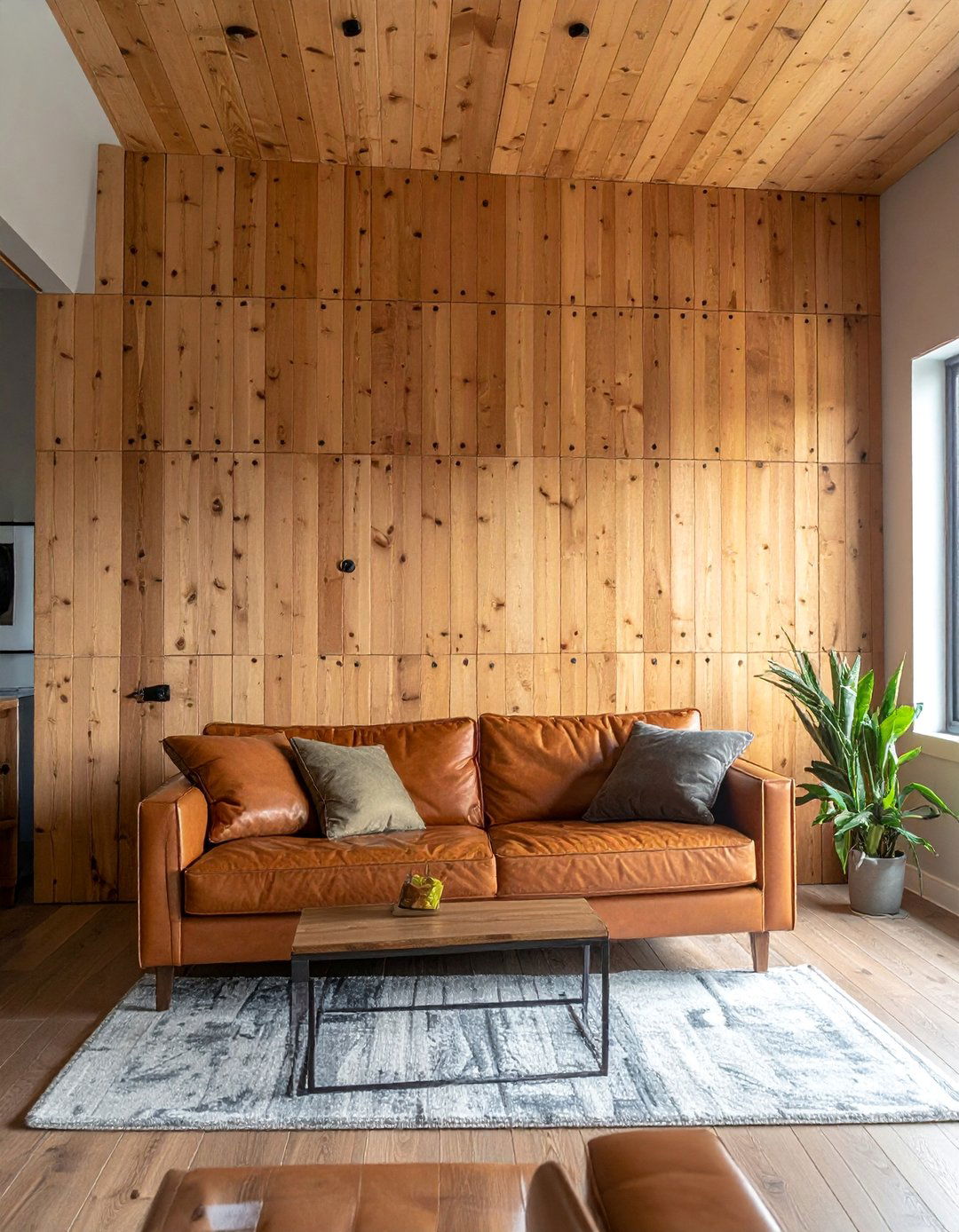 Exposed Nail Head Shiplap - 40 Shiplap Accent Wall Ideas for Modern Home Decor