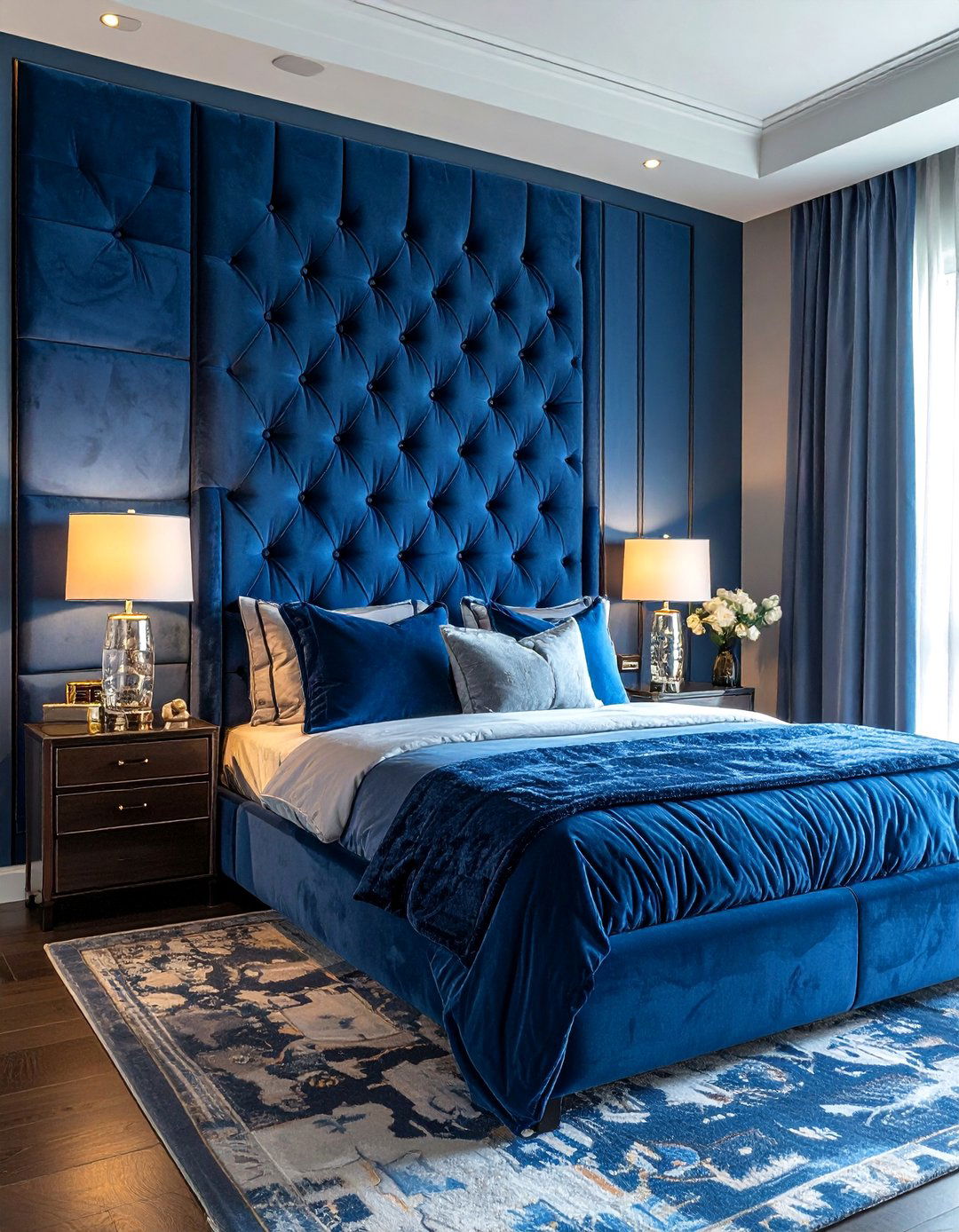 Fabric Upholstered Accent Wall - 25 Accent Wall Ideas to Transform Your Home Decor