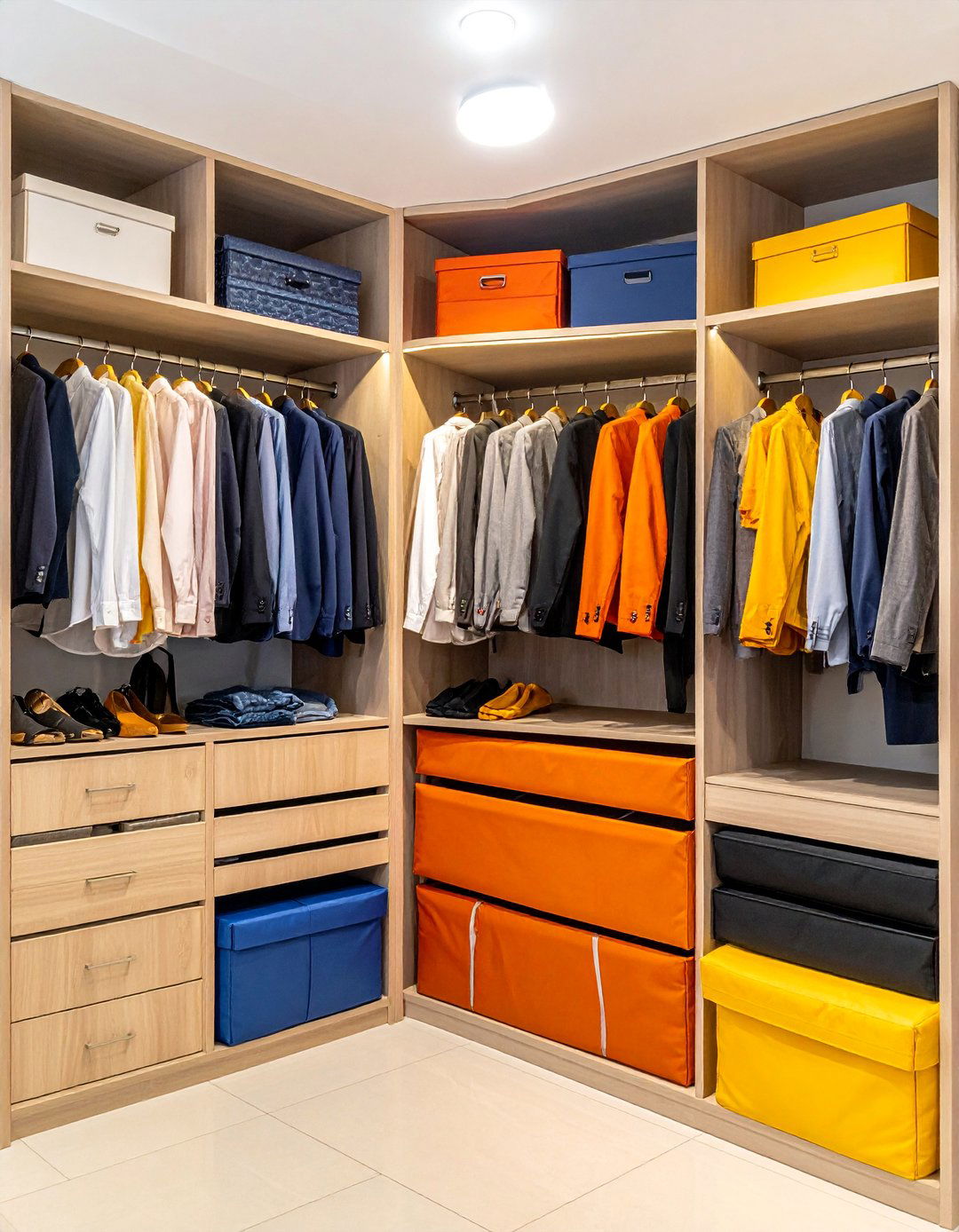 Fabric and Texture Storage - 30 Dressing Room Ideas to Organize Your Space