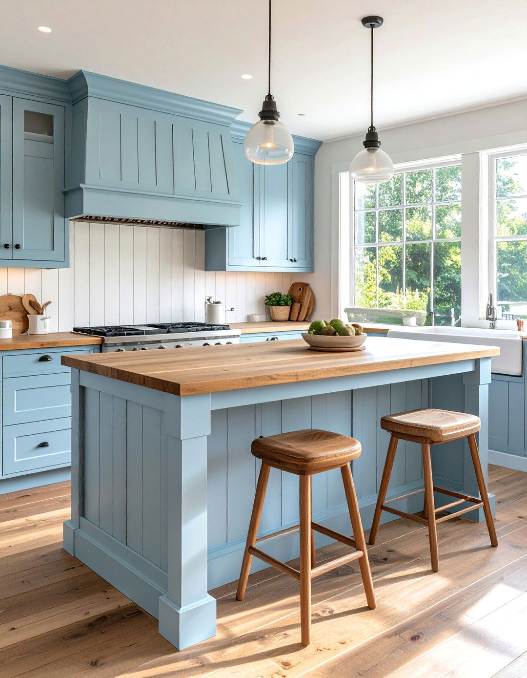 Farmhouse Kitchen Island with Beadboard Panels - 25 Farmhouse Kitchen Island Ideas for a Functional Space
