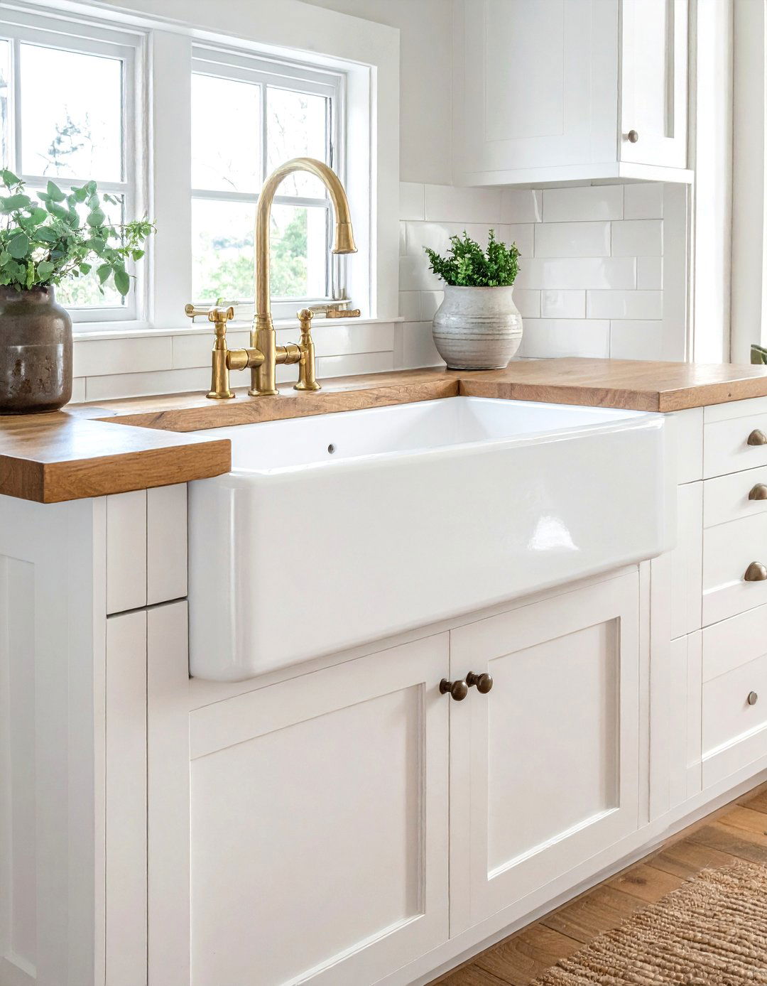 Farmhouse Sink Installation - 20 Primitive Kitchen Ideas for a Rustic and Cozy Feel