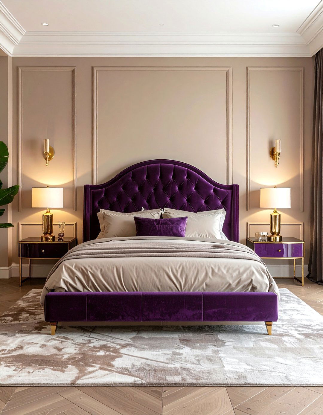 Fawn and Deep Purple Palette - 40 Warm Color Palettes for Every Room in the House