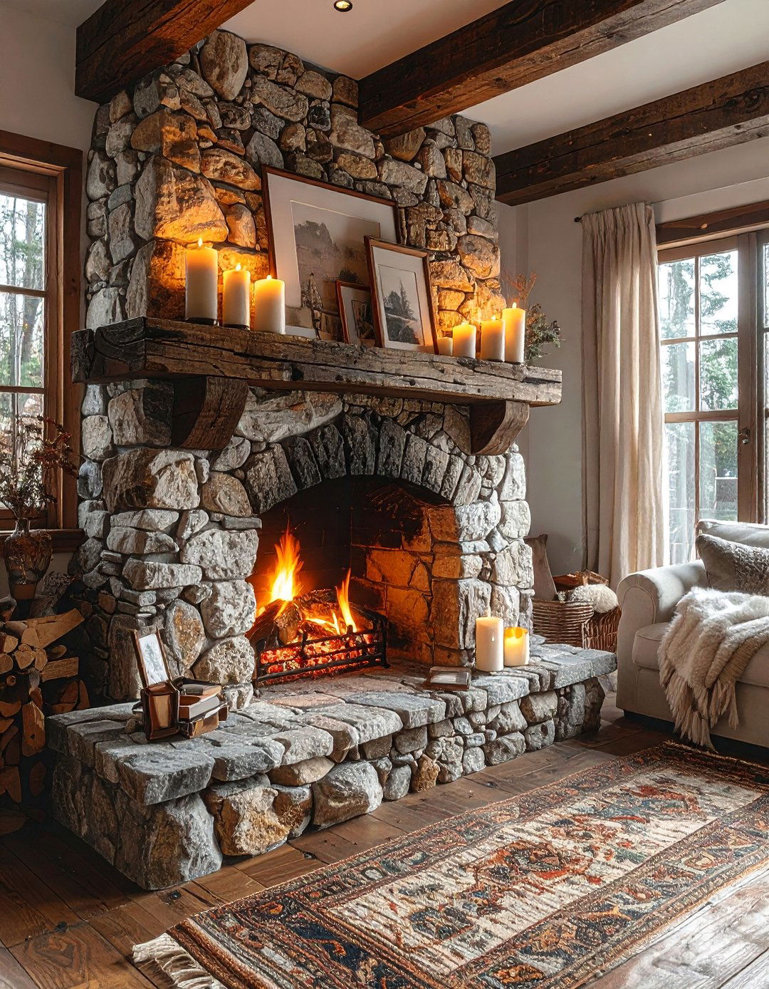 Fireplace as a Focal Point - 40 Cozy Living Room Ideas to Transform Your Space