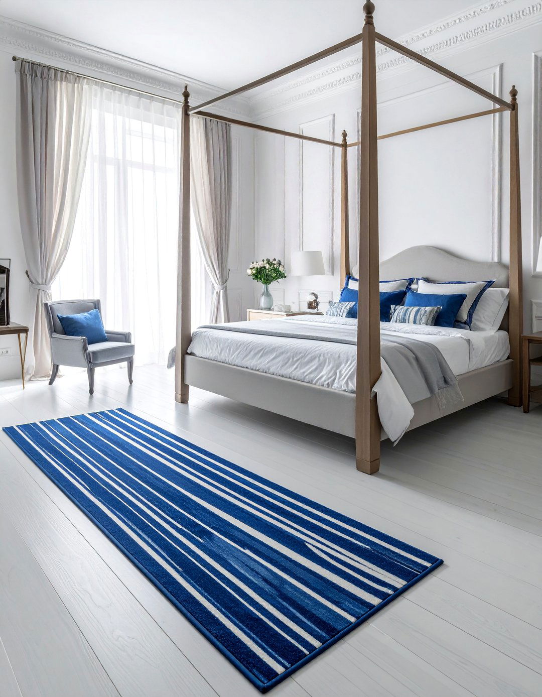 Flanking the Bed with Twin Bedroom Runner Rugs - 30 Bedroom Rug Ideas to Transform Your Space