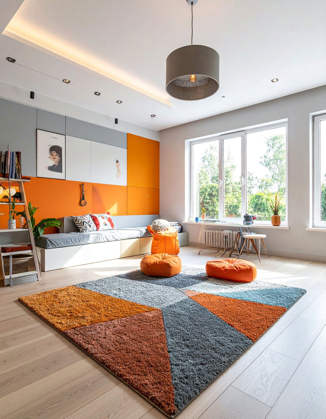 Flexible Multi Zone Layout - 40 Teen Hangout Room Ideas for a Fun and Relaxing Space