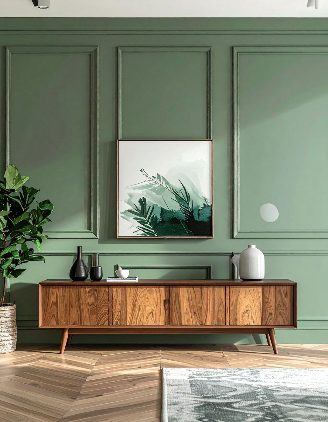 Fluted Panel Accent Wall - 25 Accent Wall Ideas to Transform Your Home Decor