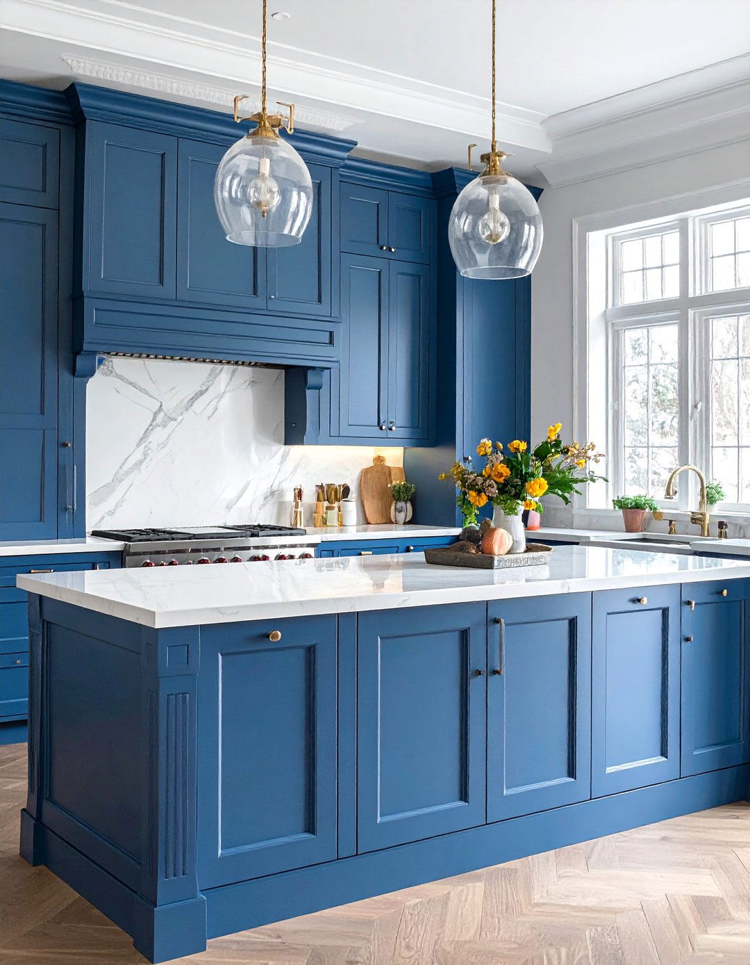 Fluted Surface Details - 40 Kitchen Countertop Ideas for Modern Homes
