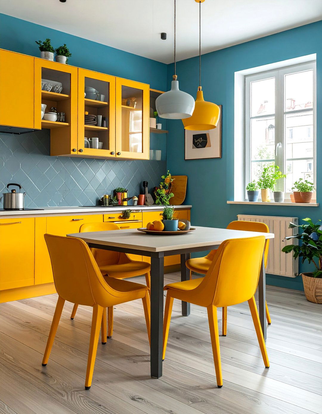 Fold Down Dining Tables - 40 Small Kitchen Ideas for Efficient and Stylish Spaces