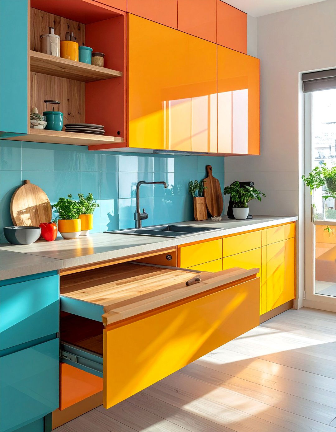 Fold Out Cutting Boards - 40 Small Kitchen Ideas for Efficient and Stylish Spaces