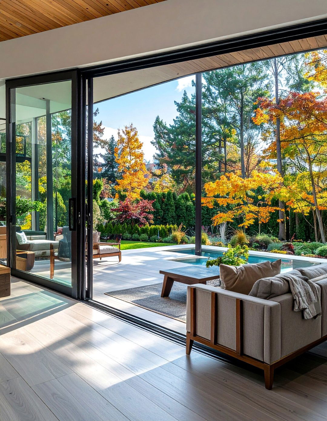 Folding Glass Wall Systems - 30 Stylish Sunroom Window Ideas for Natural Light