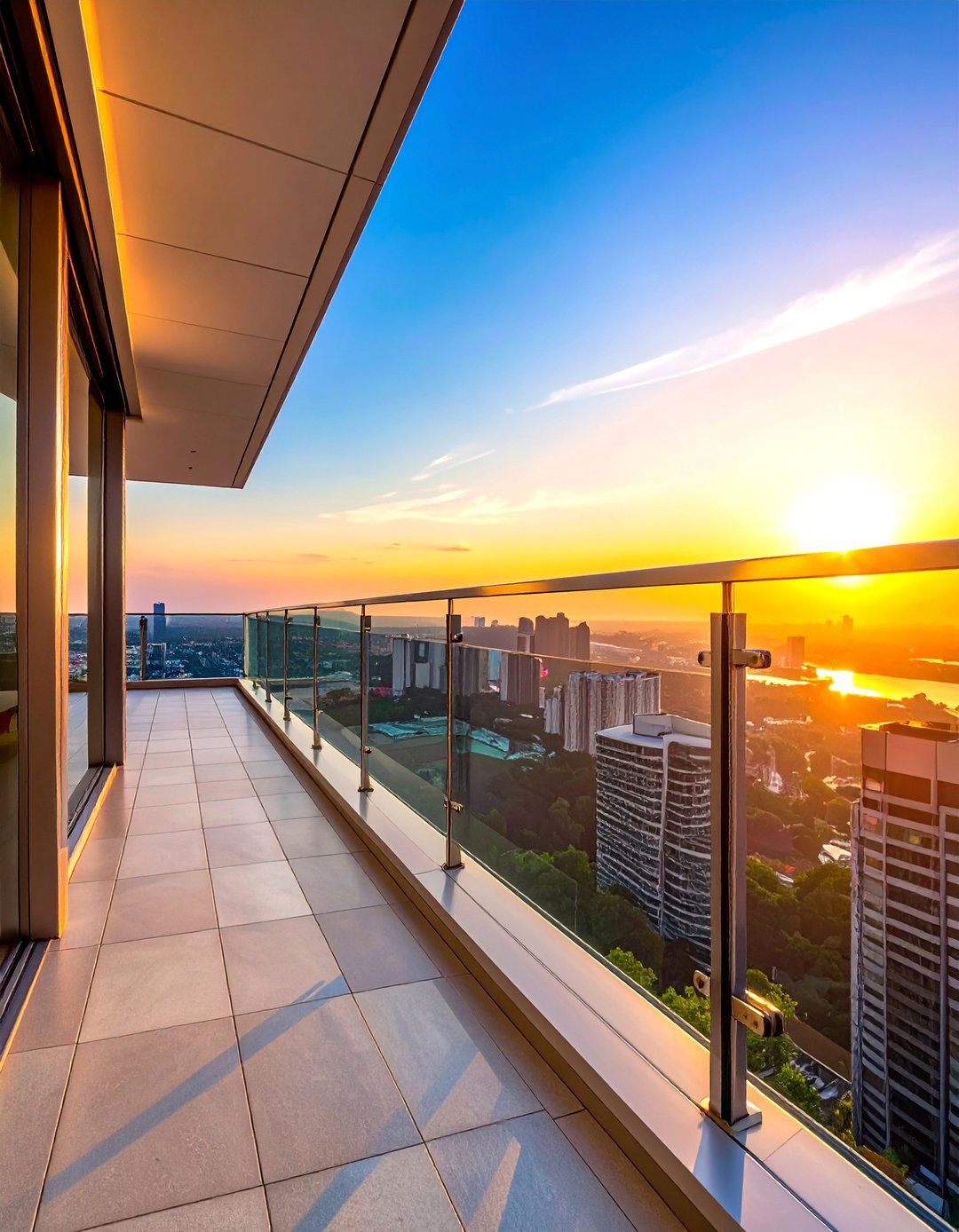Frameless Clear Glass Balcony Systems - 25 Glass Balcony Design Ideas for a Modern and Open Feel