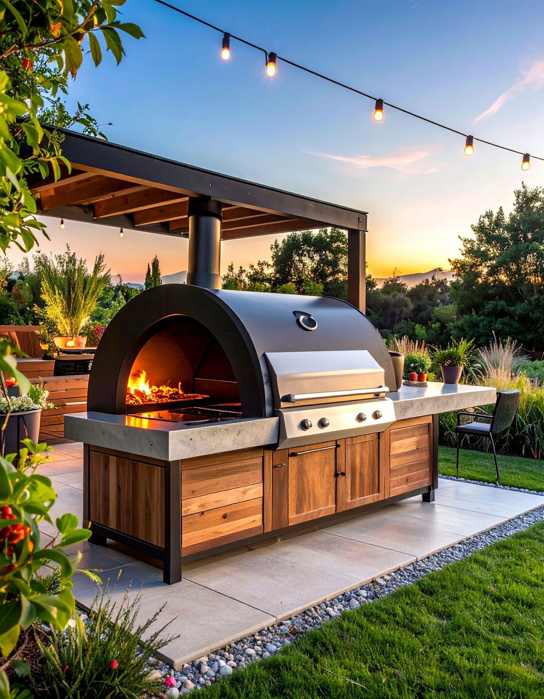 Freestanding Pizza Oven Design - 20 Outdoor Kitchen With Pizza Oven Design Ideas