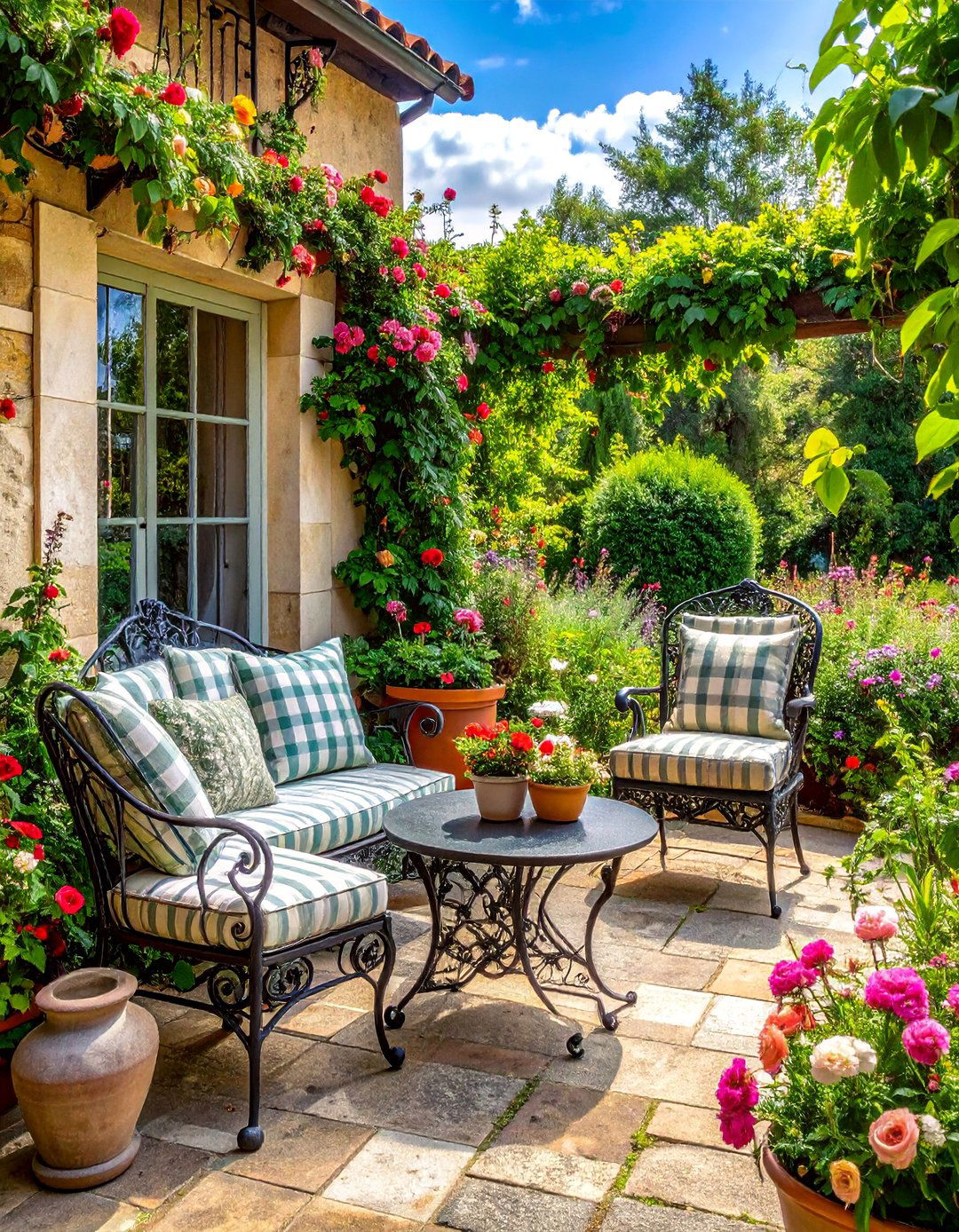 French Country Garden Patio - 40 Patio Decor Ideas to Refresh Your Outdoor Space