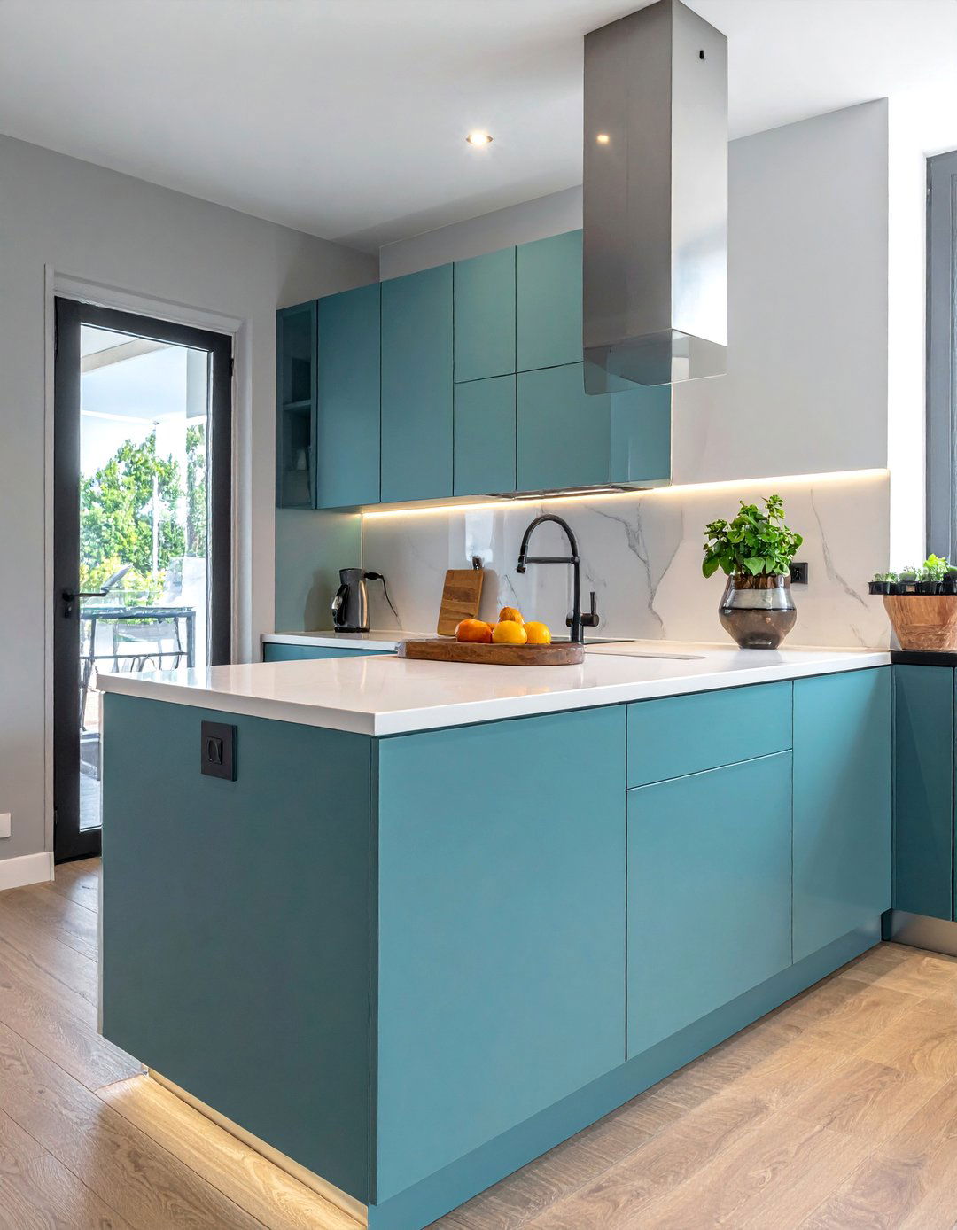Full Height Backsplash Continuity