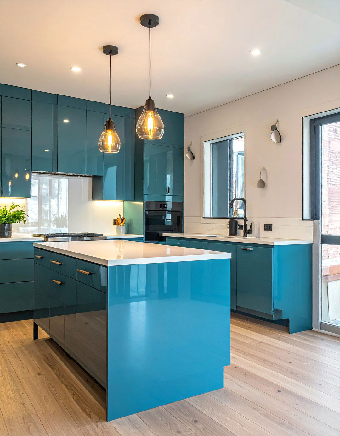 Full Wall Clear Mirror Backsplash - 30 Mirrored Backsplash Kitchen Ideas for a Sleek Look