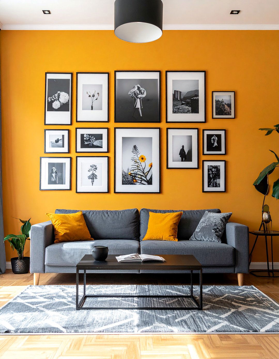Gallery Wall as an Accent - 25 Accent Wall Ideas to Transform Your Home Decor