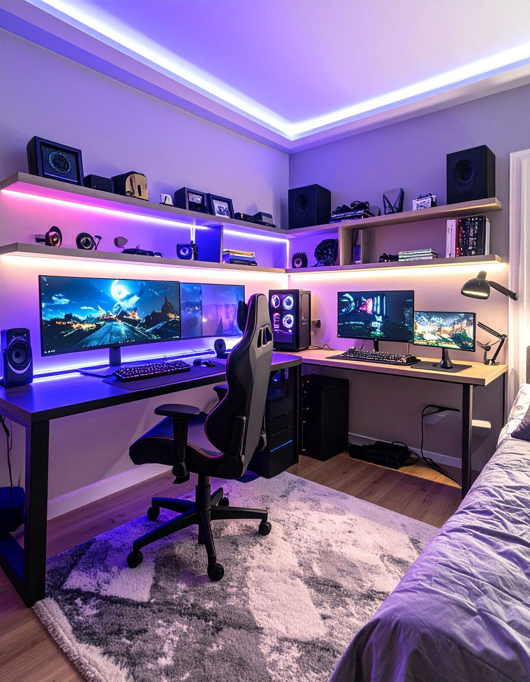 Gaming Paradise Setup - 40 Teen Hangout Room Ideas for a Fun and Relaxing Space