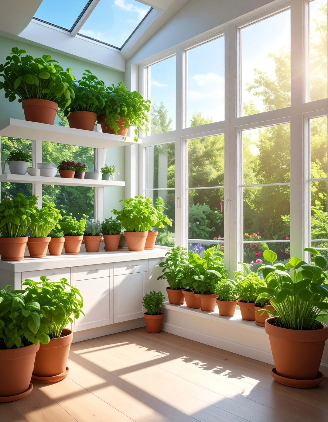 Garden Window Kitchen Extension - 30 Stylish Sunroom Window Ideas for Natural Light