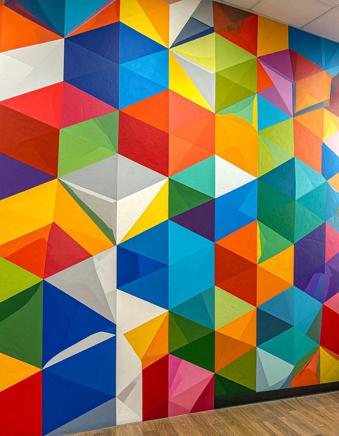 Geometric Pattern Showcase - 20 Math Mural Ideas to Inspire Your Space
