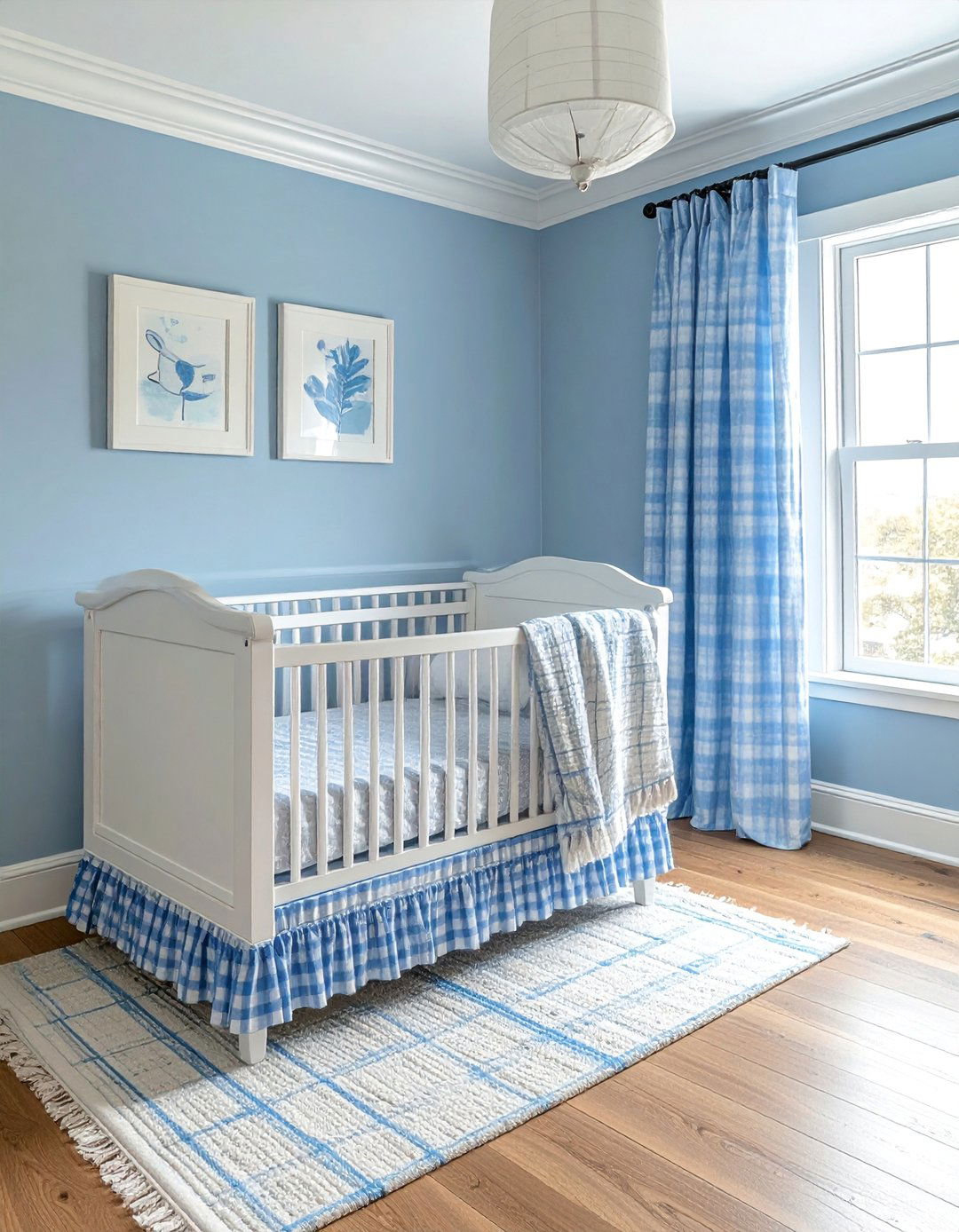 Gingham and Plaid Fabric Patterns - 25 Vintage Nursery Ideas for a Timeless Baby Room