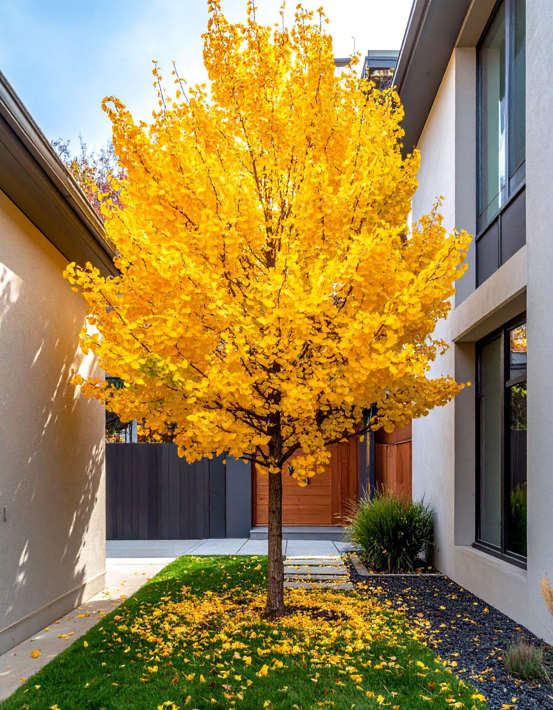 Ginkgo Princeton Sentry for a Narrow Profile - 30 Best Small Trees for Your Front Yard Landscaping