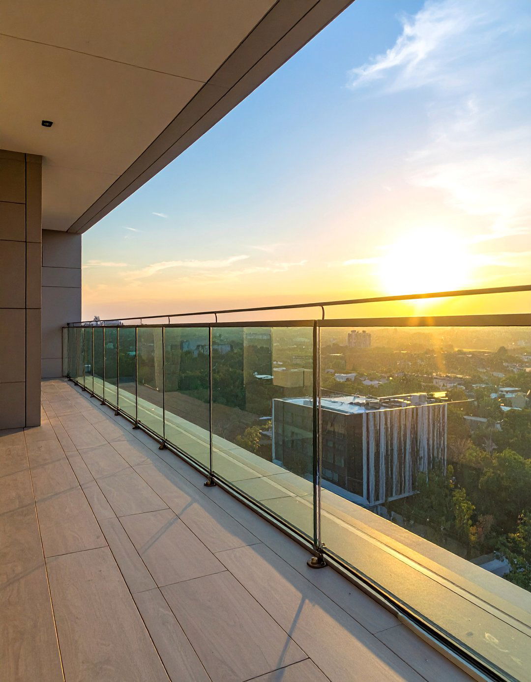 Glass Balcony Wind Screen Solutions - 25 Glass Balcony Design Ideas for a Modern and Open Feel