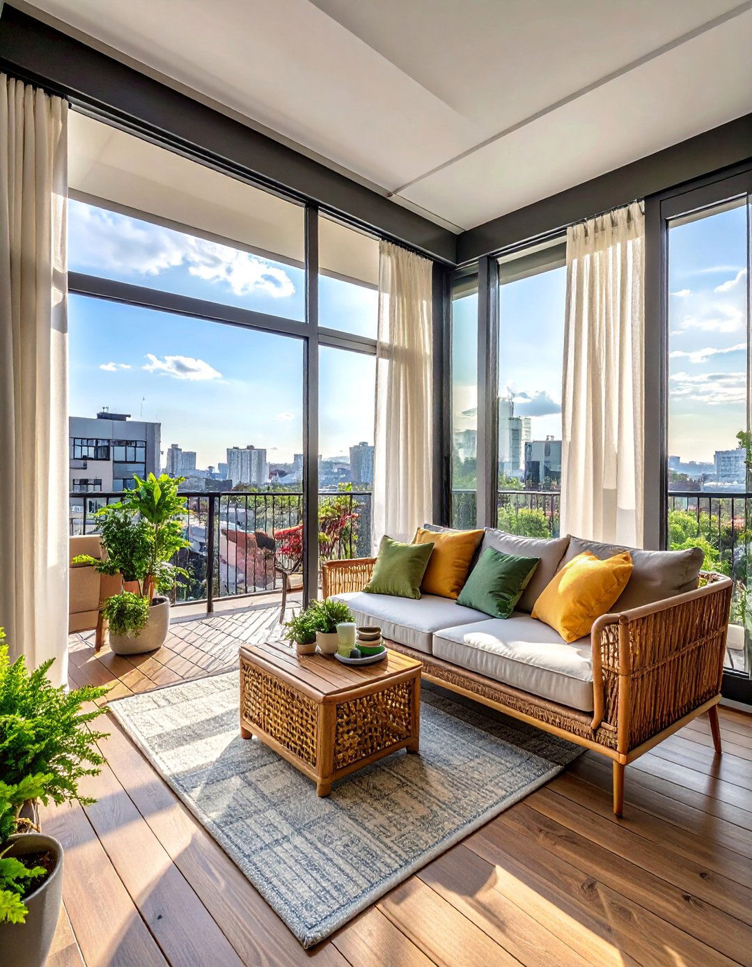 Glass Enclosed Sunroom Loft Balcony - 20 Loft Balcony Ideas to Maximize Your Urban Space