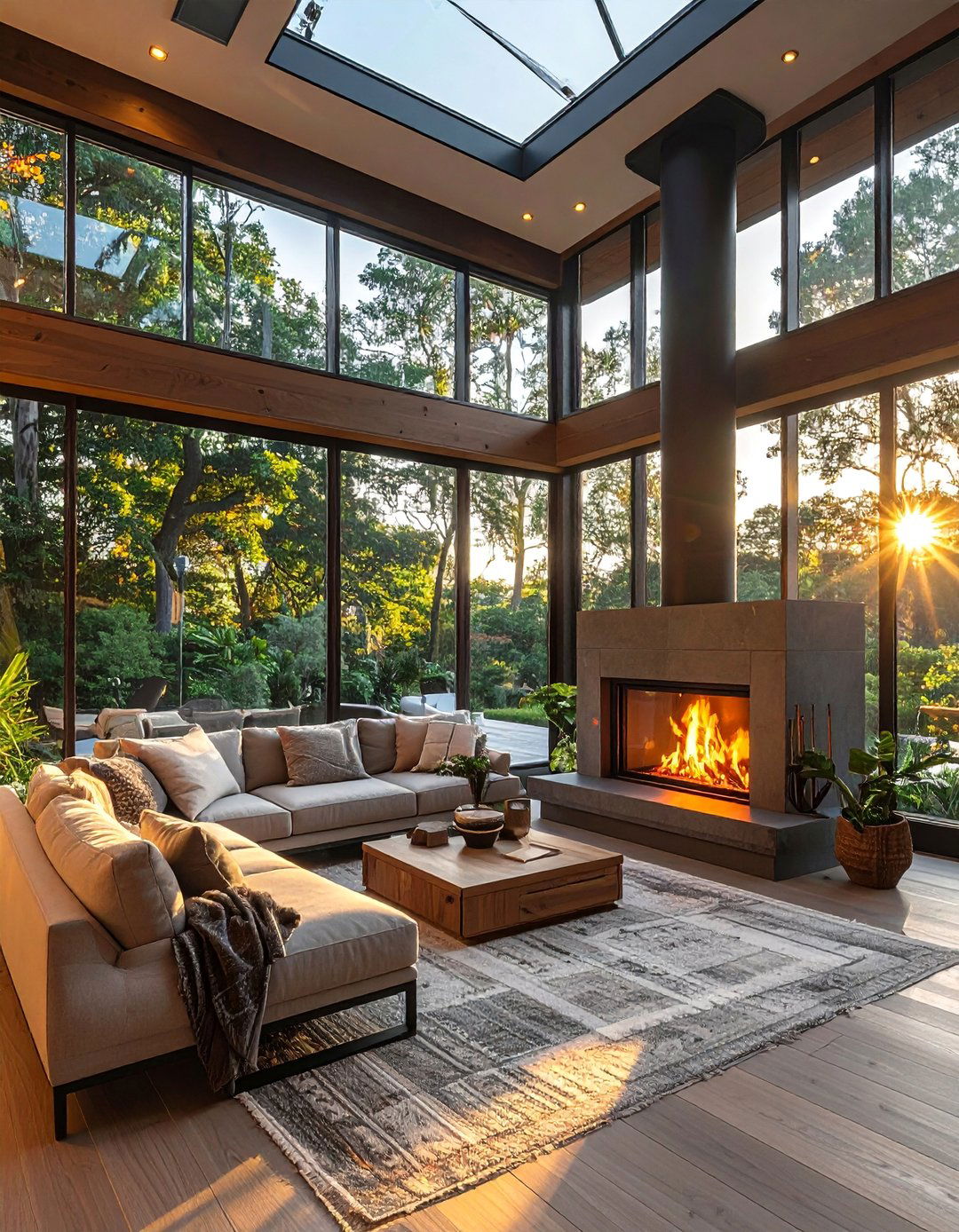 Glass House Fireplace Sunrooms - 30 Sunrooms With Fireplaces for Cozy Living